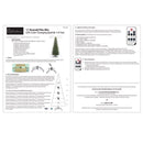 Holiday Bright Lights 12 ft. Slim LED 2900 ct Emerald Pine Sparkle Color Changing Christmas Tree