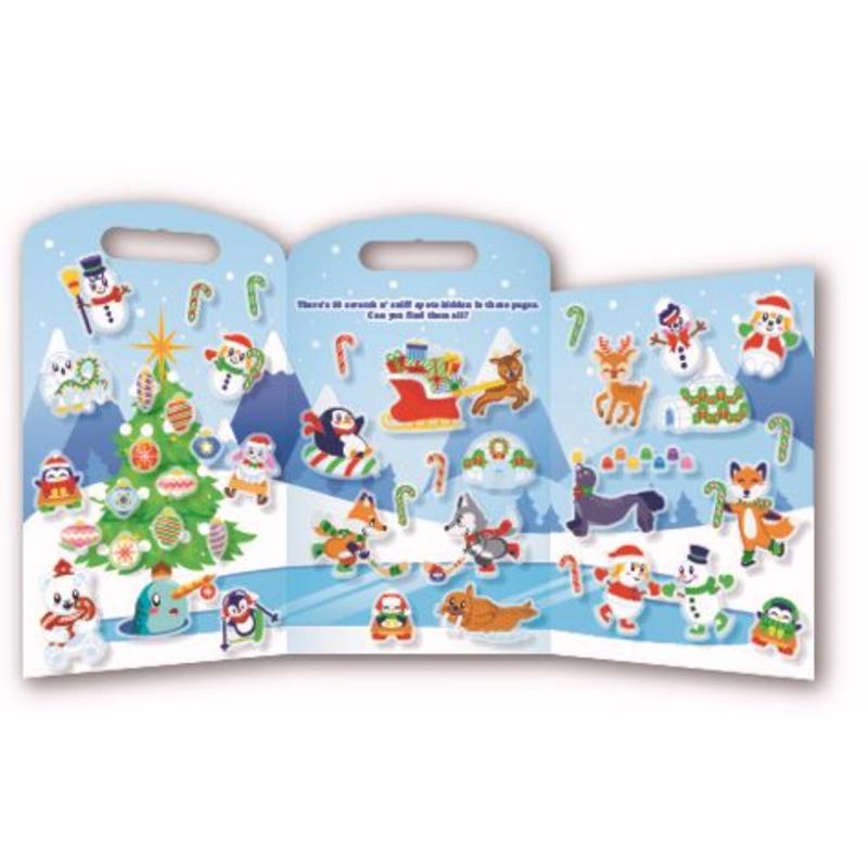 Scentco Sticker Magic Holiday Winter Wonderland Stickers Multicolor 75 pc