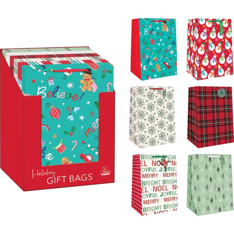 GIFT BAG HLDY JUMBO