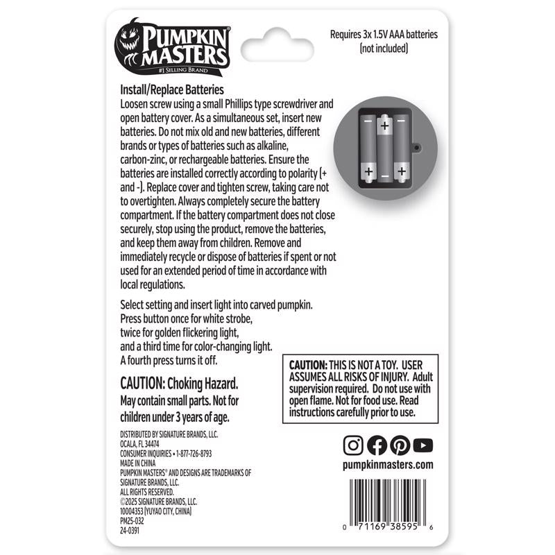 Pumpkin Masters Pumpkin Decorating Light 1 pk