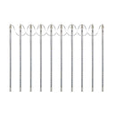 Alpine LED Warm White 54 ct Icicle Light String 9 ft.