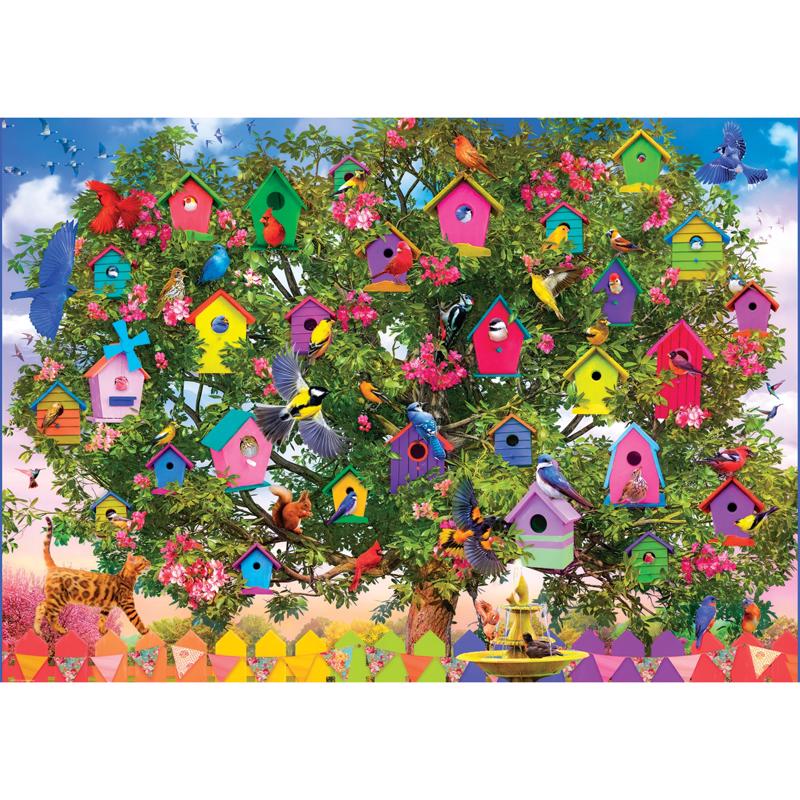 Eurographics Bird House Hotel Puzzle Multicolored 1000 pc