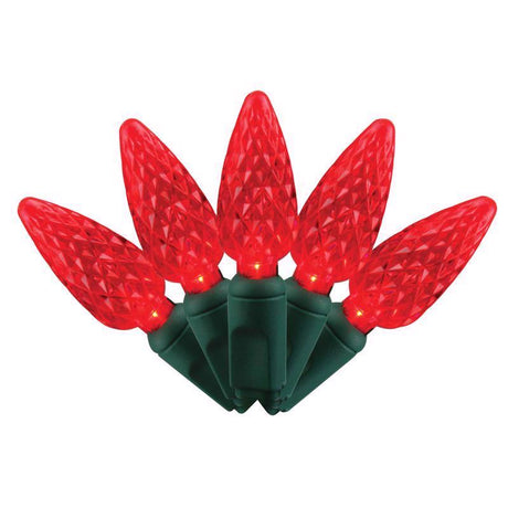 Celebrations LED Red String Christmas Light Bulbs