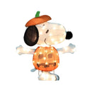 Peanuts 24 in. Prelit Snoopy in Jack-O-Lantern Yard Decor