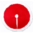 Celebrations Red/White Traditional Tree Skirt 12 in.