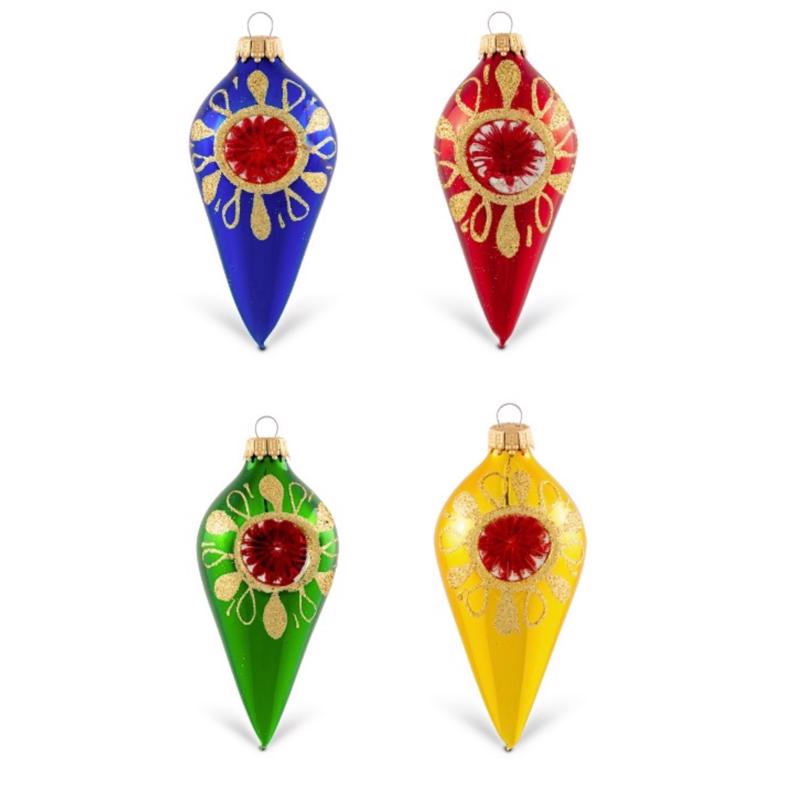 Krebs Assorted Crown Caps Ornaments