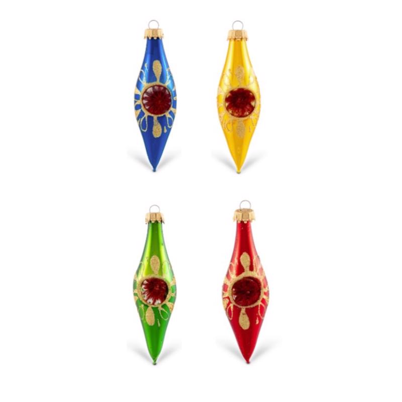 Krebs Assorted Crown Caps Ornaments