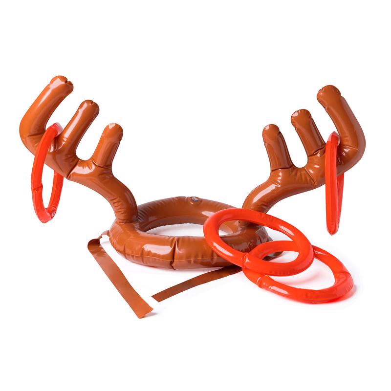 Antler Antics Reindeer Inflatable Game Brown/Orange