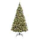Holiday Bright Lights 1-2 Tree 7-1/2 ft. Full LED 2000 ct Tripoli Pine Sparkle Color Changing Christ