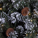 Holiday Bright Lights 1-2 Tree 7-1/2 ft. Full LED 2000 ct Tripoli Pine Sparkle Color Changing Christ