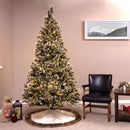Holiday Bright Lights 1-2 Tree 7-1/2 ft. Full LED 2000 ct Tripoli Pine Sparkle Color Changing Christ