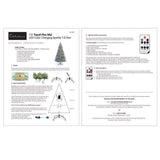 Holiday Bright Lights 1-2 Tree 7-1/2 ft. Full LED 2000 ct Tripoli Pine Sparkle Color Changing Christ