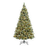 Holiday Bright Lights 1-2 Tree 7-1/2 ft. Full LED 2000 ct Tripoli Pine Sparkle Color Changing Christ