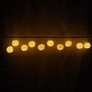 Alpine Warm White 10 ct LED Pumpkin String Lights
