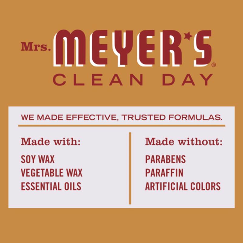 Mrs. Meyer's Clean Day White Apple Cider Scent Candle 7.2 oz