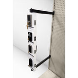 36 in. H X 22.688 in. W X 1.75 in. L White Swing Arm Displayer Metal/Wood