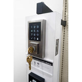 36 in. H X 22.688 in. W X 1.75 in. L White Swing Arm Displayer Metal/Wood