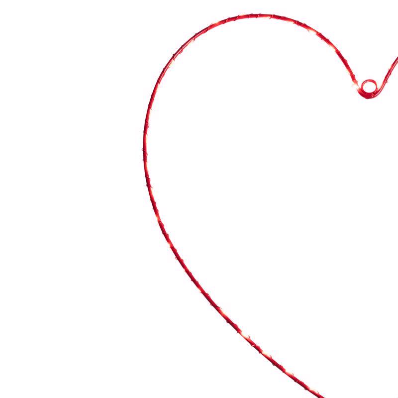 Celebrations Heart Silhouette Window Decor Metal 1 pk