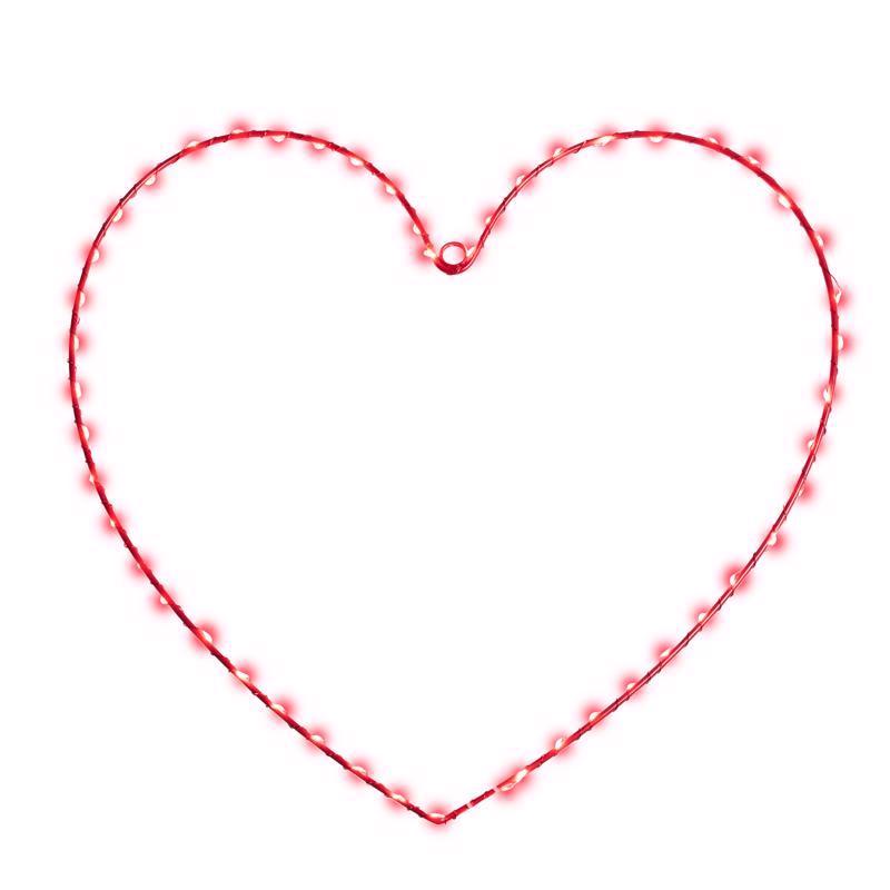 Celebrations Heart Silhouette Window Decor Metal 1 pk