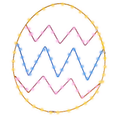 Celebrations Easter Egg Silhouette Window Decor Metal 1 pk