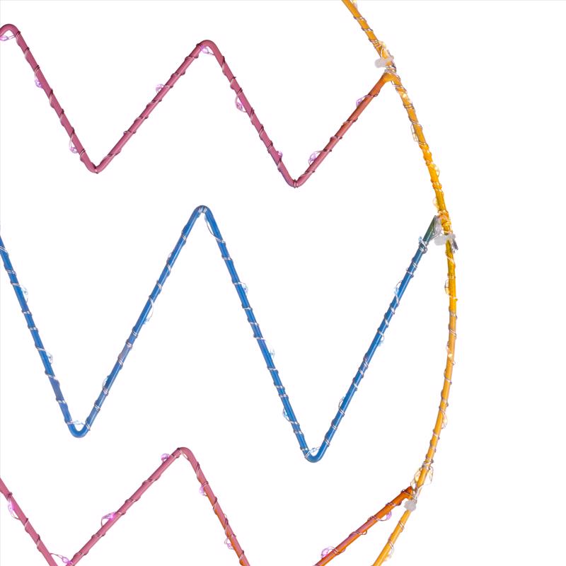 Celebrations Easter Egg Silhouette Window Decor Metal 1 pk