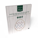 Celebrations Easter Egg Silhouette Window Decor Metal 1 pk