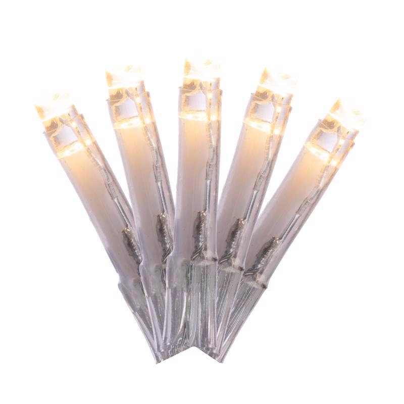 Celebrations LED Rice Multicolored/Warm White 200 ct Icicle Christmas Lights