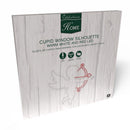 Celebrations Cupid Silhouette Window Decor Metal 1 pk
