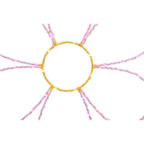 Celebrations Daisy Flower Silhouette Window Decor Metal 1 pk