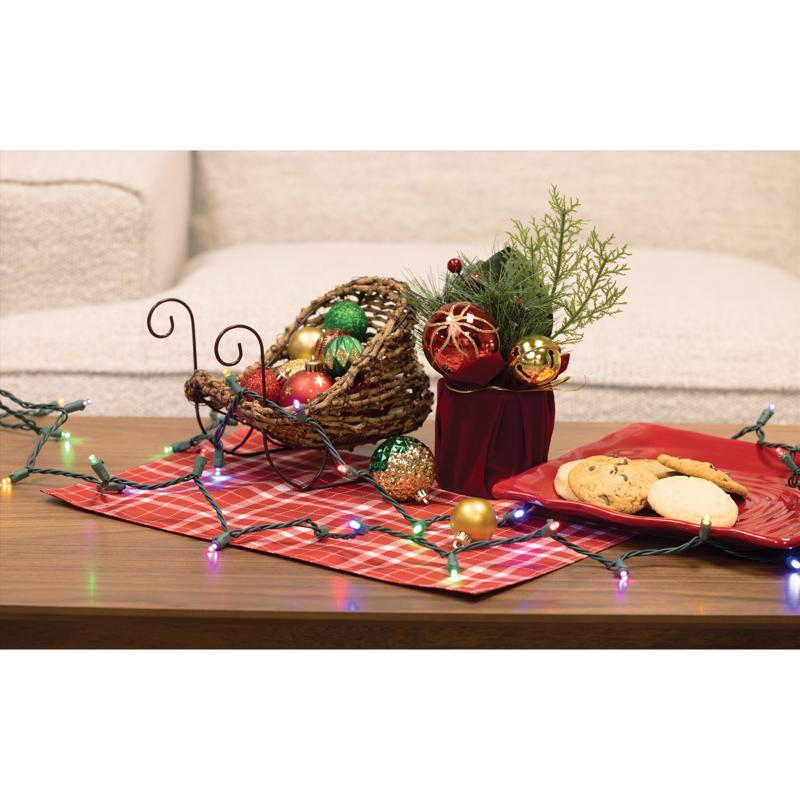 Celebrations LED Grand Mini Multicolored 50 ct String Christmas Lights 25 ft.