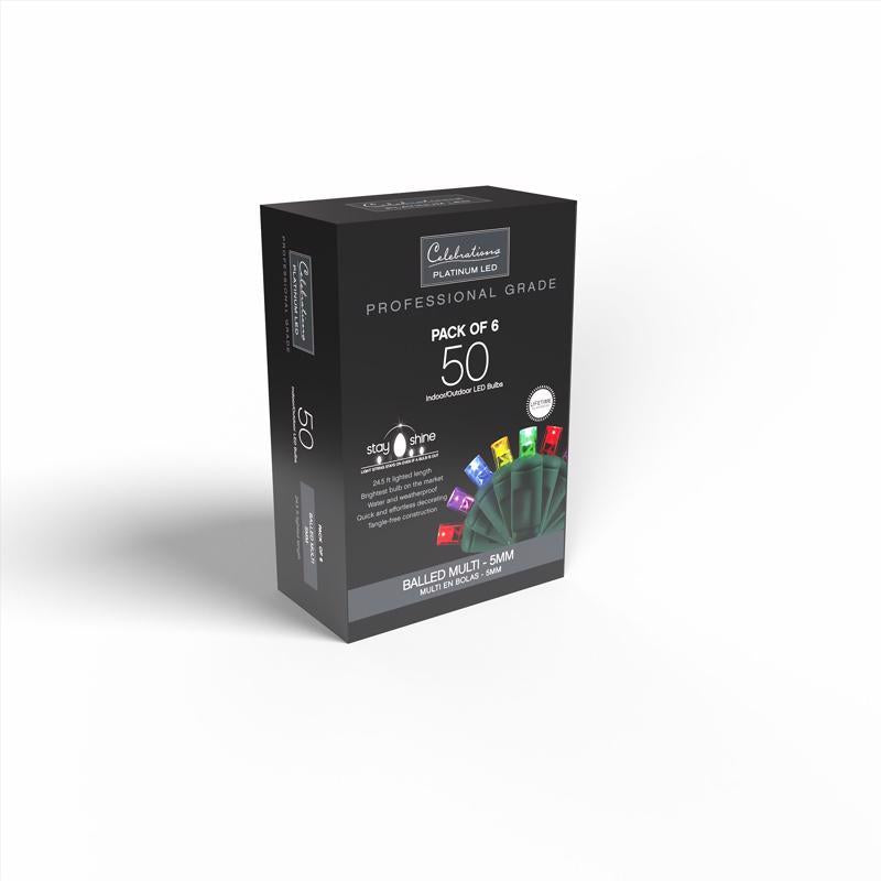 Celebrations LED Grand Mini Multicolored 50 ct String Christmas Lights 25 ft.