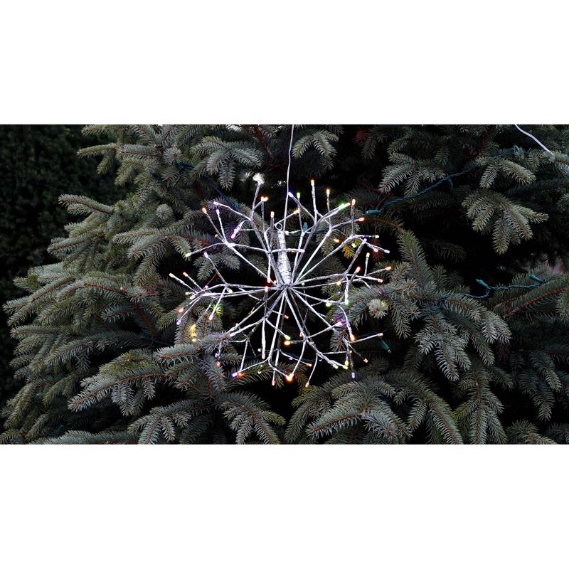 Celebrations LED Multi Shimmering Sphere 20 in. Hanging Decor