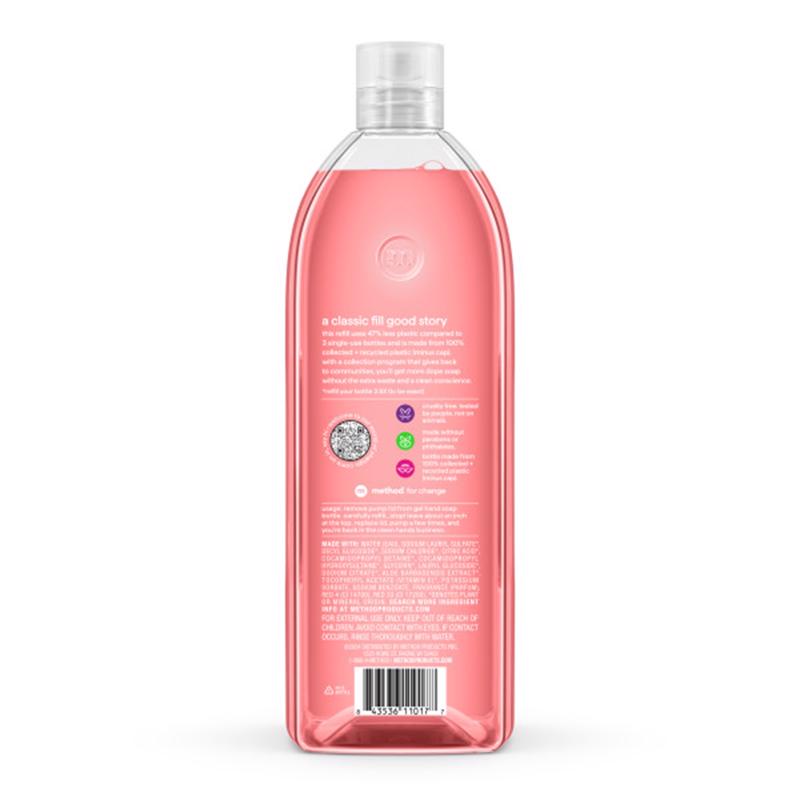 Method Pink Grapefruit Scent Gel Hand Wash 34 oz
