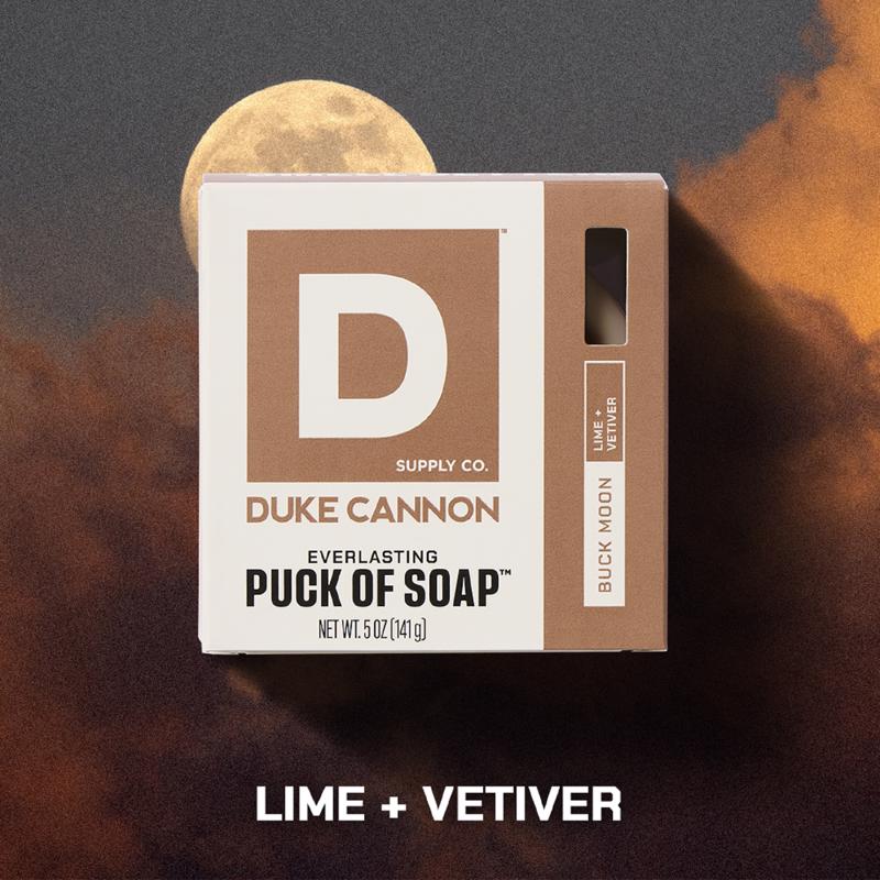 Duke Cannon Buck Moon Lime  + Vetiver Scent Bar Soap 5 oz 1 pk