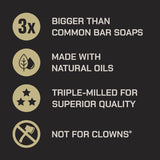 Duke Cannon Buck Moon Lime  + Vetiver Scent Bar Soap 10 oz 1 pk