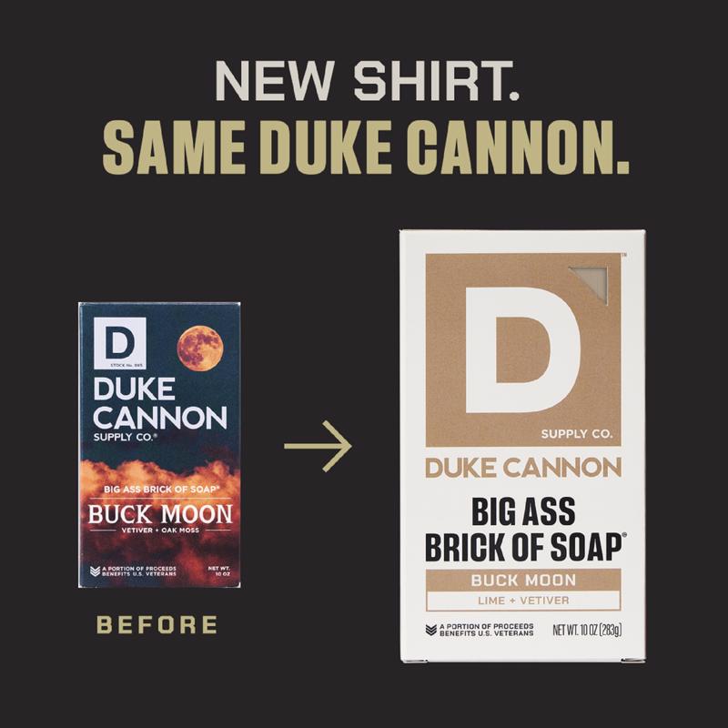 Duke Cannon Buck Moon Lime  + Vetiver Scent Bar Soap 10 oz 1 pk