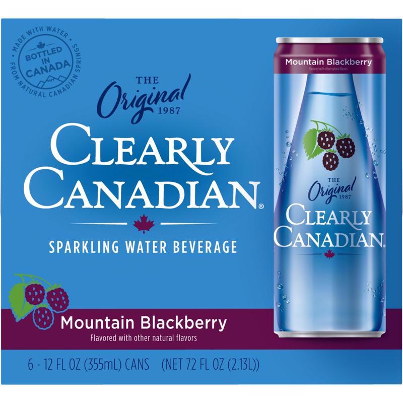 Clearly Canadian Black Berry Sparkling Spring Water 12 fl. oz. 1 pk