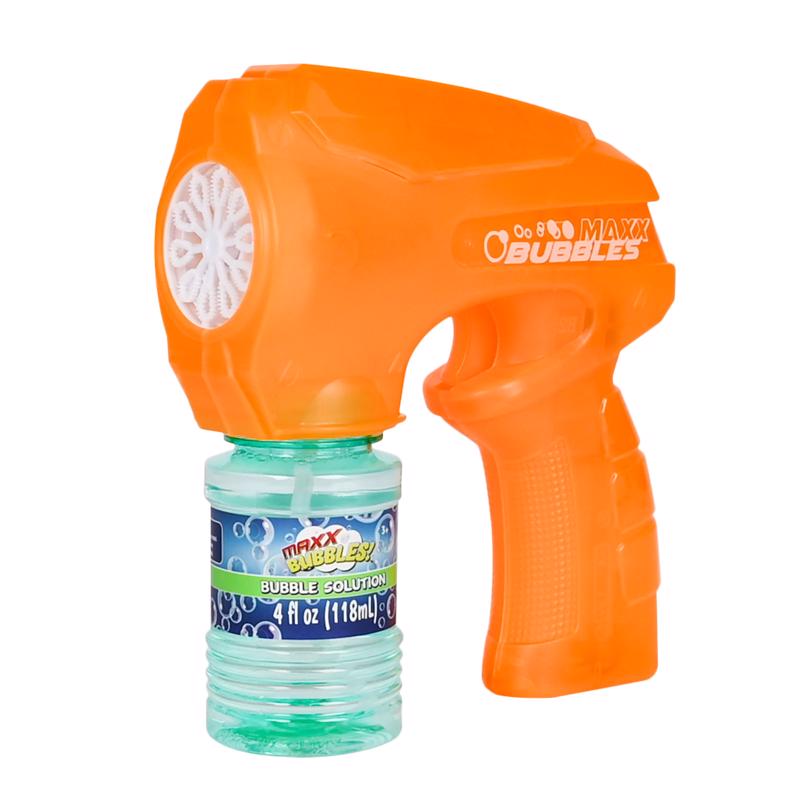 Maxx Bubbles Bubble Blaster with Light Orange