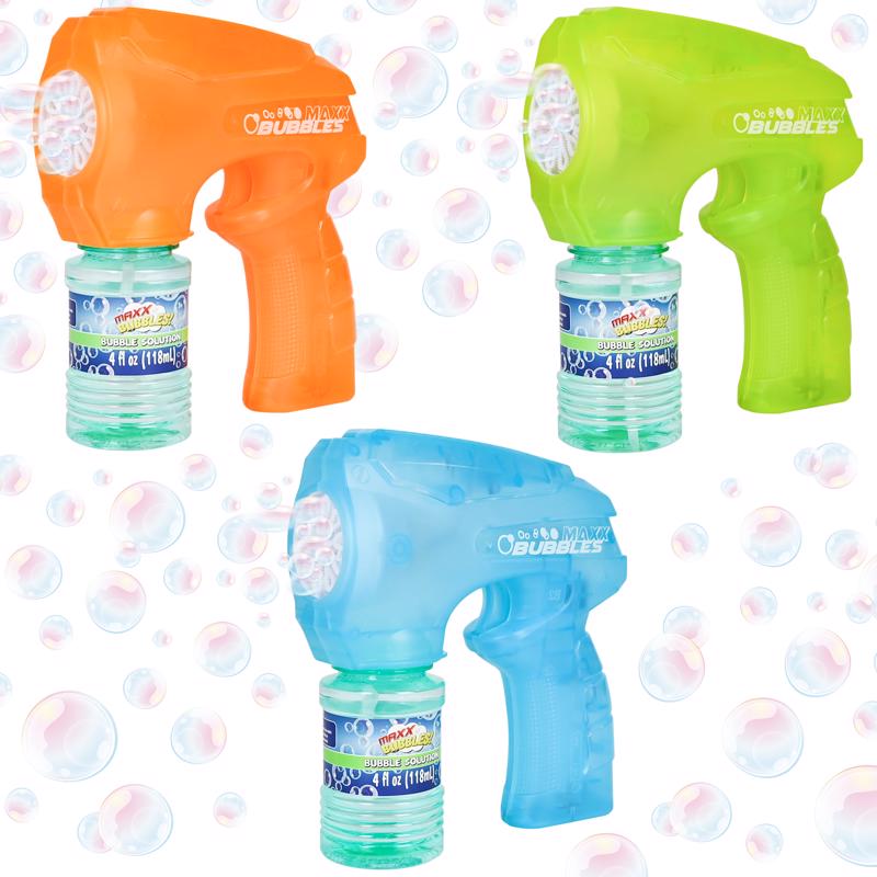 Maxx Bubbles Bubble Blaster with Light Orange