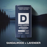 Duke Cannon Trench Warfare Blue Antiperspirants/Deodorants 3 oz 1 pk