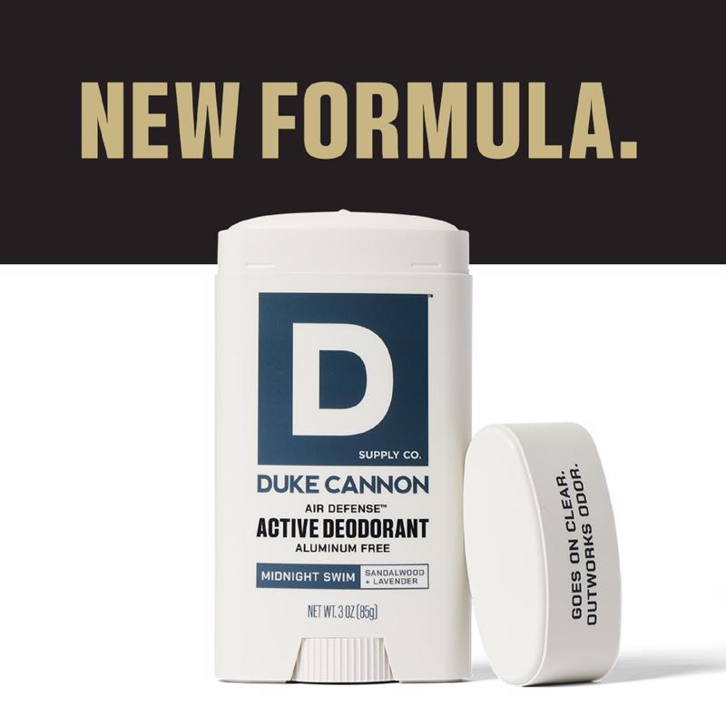 Duke Cannon Midnight Swim White Aluminum Free Deodorant 3 oz 1 pk