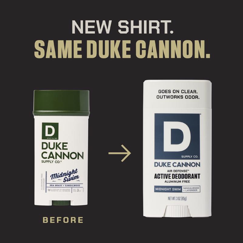 Duke Cannon Midnight Swim White Aluminum Free Deodorant 3 oz 1 pk