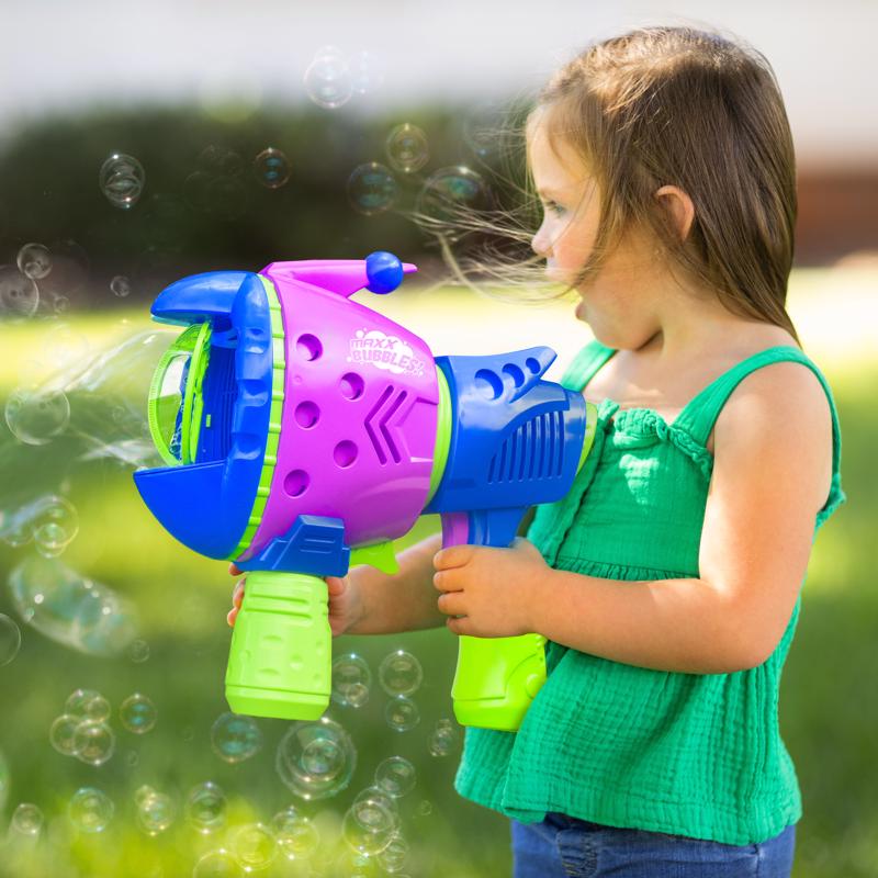Maxx Bubbles Handheld Bubble Bazooka Multicolor