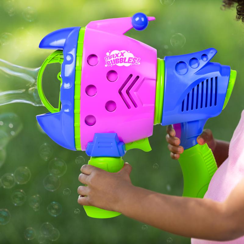 Maxx Bubbles Handheld Bubble Bazooka Multicolor