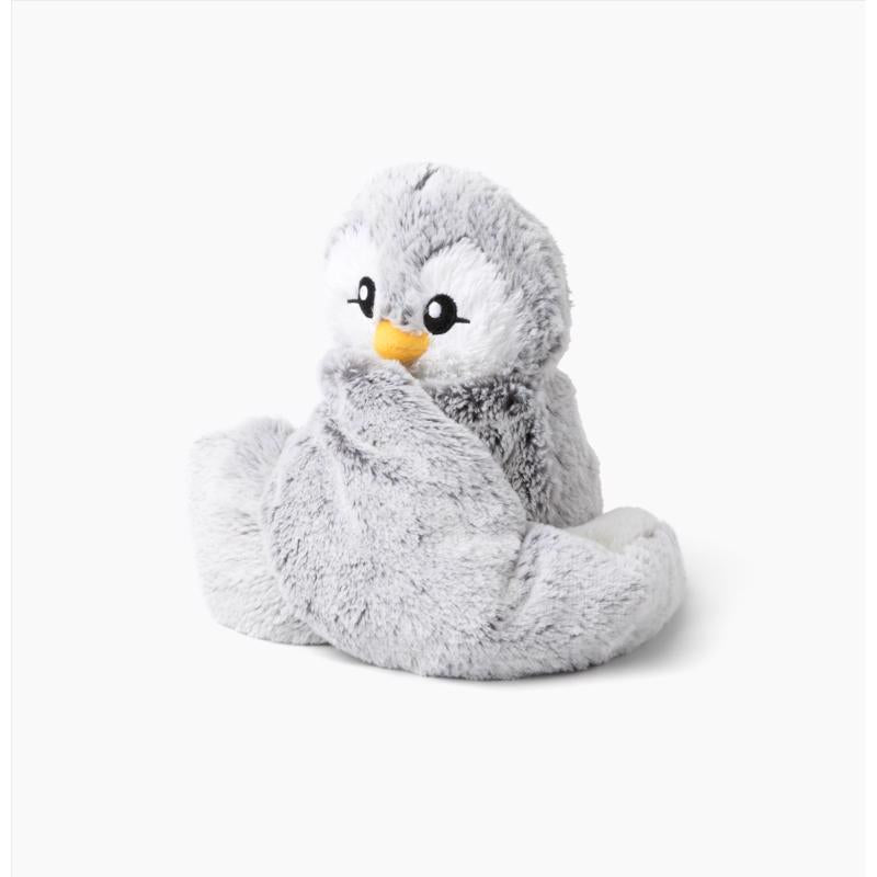 Hugimals World Hugarounds Pax the Penguin Weighted Neck and Shoulder Wrap Gray