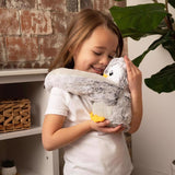 Hugimals World Hugarounds Pax the Penguin Weighted Neck and Shoulder Wrap Gray