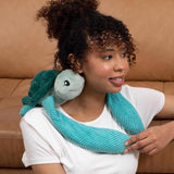 Hugimals World Hugarounds Sidney the Sea Turtle Weighted Neck and Shoulder Wrap Blue