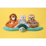 Hugimals World Hugarounds Ollie the Orangutan Weighted Neck and Shoulder Wrap Orange