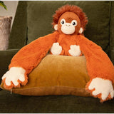 Hugimals World Hugarounds Ollie the Orangutan Weighted Neck and Shoulder Wrap Orange