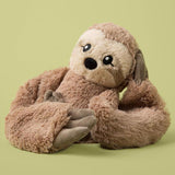 Hugimals World Hugarounds Sawyer the Sloth Weighted Neck and Shoulder Wrap Brown